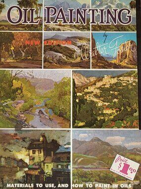 Vintage Oil Painting Art Book 1983 by Walter Foster Guide #4 New Edition USA